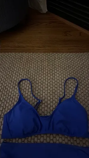 Royal Blue Target Bathing Suit set thumbnail 2
