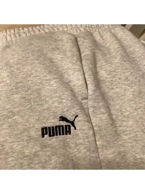 Puma Size XL ESS Logo Light Heather Grey Fleece Jogger Sweatpants. New With Tags thumbnail 6