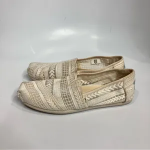 Toms off‎ white flats size 7 thumbnail 3