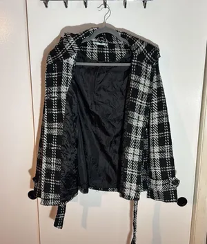 Maurice’s Black & White Peacoat thumbnail 4