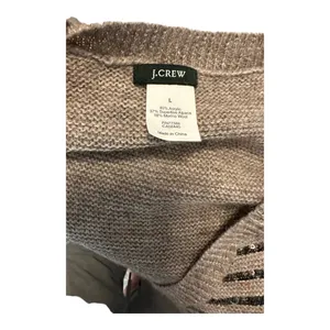 J Crew‎ Alpaca/Wool Blend Sweater Brown Size L thumbnail 6