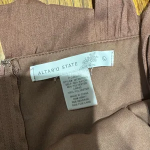 altar’d state brown midi dress thumbnail 4