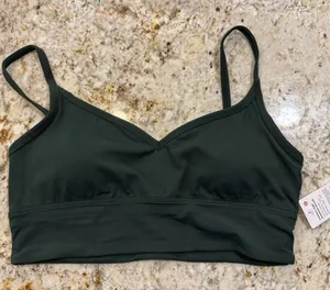 Lululemon NWT align sweetheart Bra Deep Green 12 thumbnail 1