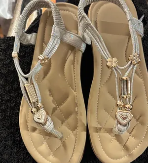 FINAL MARKDOWN Elegant Silver and Gold Women's Sandals 35 Size 5 thumbnail 1
