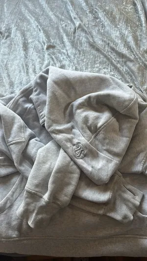 Scuba Oversized Half-Zip Hoodie Heather Core Ultra Grey thumbnail 7
