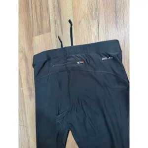 Nike Dri-FIT Black Running Leggings Women Size S Zip Ankle‎ Pocket Athletic thumbnail 3