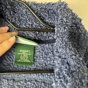 LL Bean Jacket Womens‎ Large Full Zip Fleece Sherpa Lined Warm Cozy Outdoors thumbnail 5