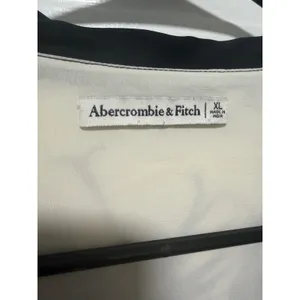 Abercrombie & Fitch Womens Black Cream Floral Wrap Mini Dress Long‎ Sleeve thumbnail 10