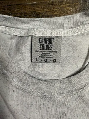Comfort Colors Gray Color blast 'Summer Babe' Graphic Tee with Neon Accents thumbnail 2