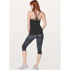 Lululemon Create Your Calm Tank Black Strappy Yoga Active Stretch Women Size 8 thumbnail 2