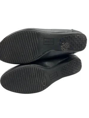 Clarks Size 10W Flex Step Clasic Stylist Black Comfort Shoes thumbnail 9