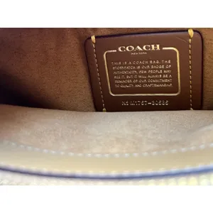 COACH Parker 30585 Pink C Logo Canvas Leather Shoulder Crossbody‎ Bag thumbnail 16