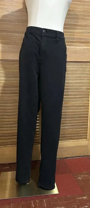 American Eagle Outfitters Women’s Black Solid Jegging Size 14 Regular thumbnail 1