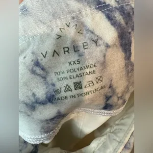 Varley Women’s Performance Windsor Tight Teal‎ Marble Leggings Size XXS thumbnail 9