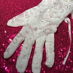 Victoria’s Secret Shine Halloween Costume Gloves thumbnail 3