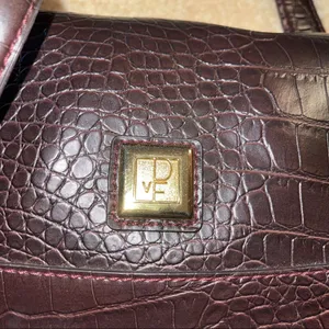 Diane Von Furstenberg - Brown Leather Briefcase thumbnail 2