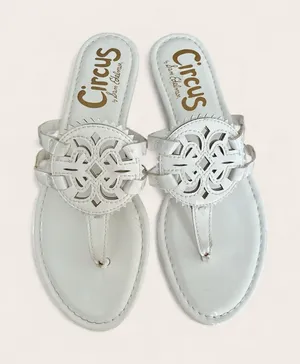 Circus by Sam Edelman White Canyon Thong Sandals thumbnail 1