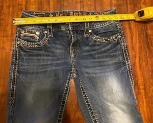Rock Revival Celine style Bootcut Jeans are a size 28. thumbnail 11