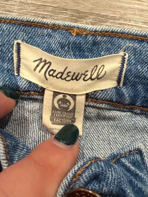 Madewell The Perfect Vintage Jean Womens Light Wash High Rise Straight Leg Sz 23 thumbnail 5