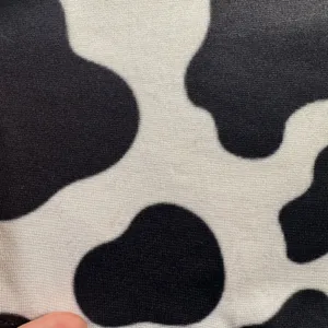 Women’s XS Black White Cow Print Mini Dress Spaghetti Strap Skater Casual thumbnail 5