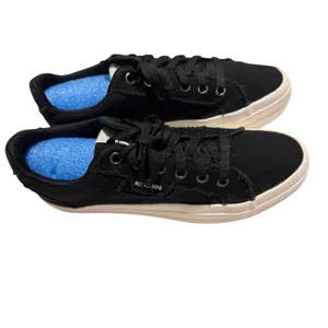 Rocket Dog Jazzin Black Canvas Low Top Frayed Sneakers Womens 9 C317/0721‎ thumbnail 13
