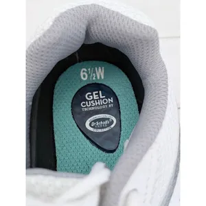 Dr. Scholl's NWOT White Leather Women's Gel Cushion Sneakers Size 6.5W thumbnail 8