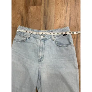 Mavi Paloma High Rise Wide Leg Jeans Light Wash‎ 100% Cotton Size 27 thumbnail 11