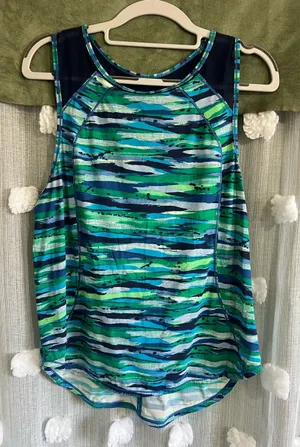 Lululemon Sculpt Tank Seven Wonders Workout Multi Hero Blue thumbnail 1