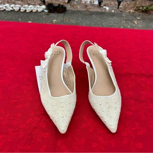 Women's Milan Slingback Heels - A New Day size 7 pearl wedding‎ guest classic thumbnail 3