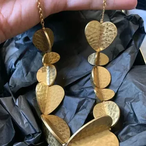 Kate Spade Metal Petal gold Necklace thumbnail 5