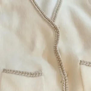 Pearl Cardigan Sweater Stylish Tan Size L thumbnail 3