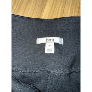 Bar‎ III Women's Sz M Medium Black Pipe Mid Rise Pull On Dress Pants Leggings thumbnail 3