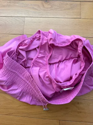 YPB Abercrombie motionTEK Women's Lightweight Pink Athletic Shorts Size L thumbnail 8