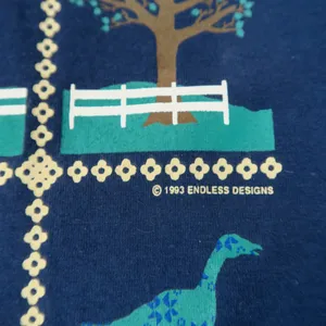 Fruit of the Loom Vintage 90s Cottagecore Farm Collared Shirt thumbnail 7