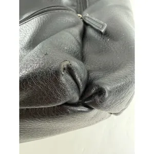 Freshly Picked Classic Diaper Bag Backpack Black Vegan Leather Padded Straps thumbnail 6