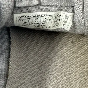 Keen Size 8 Canvas Casual‎ Sneaker Flat Comfort Shoes Gray Strappy Closure thumbnail 6