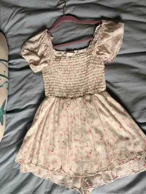 Altar'd State Floral Romper White/Flowers  thumbnail 1