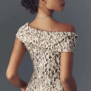 Anthropologie Pilcro Off-The-Shoulder Twist Rib Top thumbnail 2
