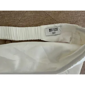 NWT Beginning Boutique White Tube Top size 8 thumbnail 7