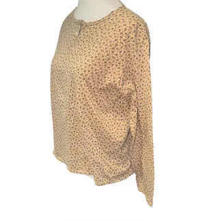 American Eagle Vintage floral Henley shirt thumbnail 2