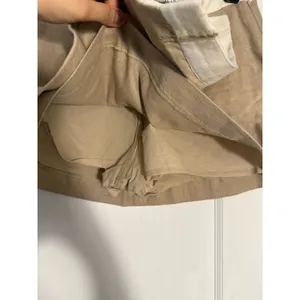 Abercrombie and Fitch Tan Linen Blend Wrap Skort Skirt Size M NWT thumbnail 4