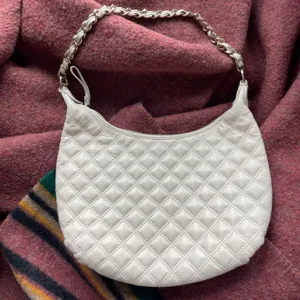 The Sak Cream Quilted Chain Leather Purse shoulder bag ivory thumbnail 2