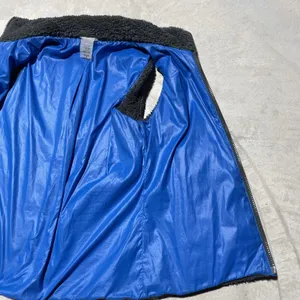 Vtg Patagonia Reversible Fleece Zip Up Sherpa Pile Vest Blue Grey Women's SZ S thumbnail 11