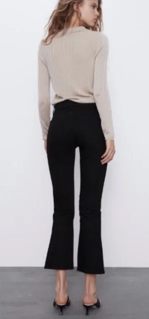 STRETCH SLIT HI RISE JEANS TRE (Size 27) thumbnail 2