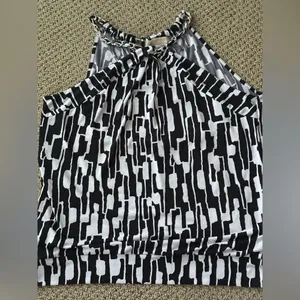 Michael Kors Women’s Silver Chain Halter Top in Large thumbnail 8