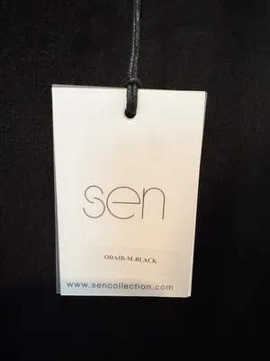Sen Odair Tank Top Size Medium Black Square Neck Stretch‎ Downtown Girl Capsule thumbnail 5