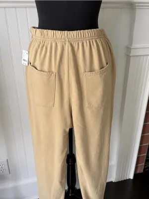 NEW Free People Comeback Jogger ~Incense Taupe ~Large thumbnail 9
