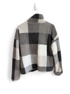 VICI x Thread & Supply Plaid Fleece Teddy Jacket thumbnail 3