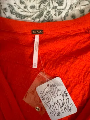 Free People V-Neck Short Sleeve Tunic thumbnail 2