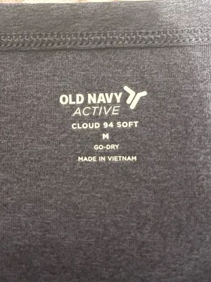 Old Navy Athletic Black Crop Active Top thumbnail 4